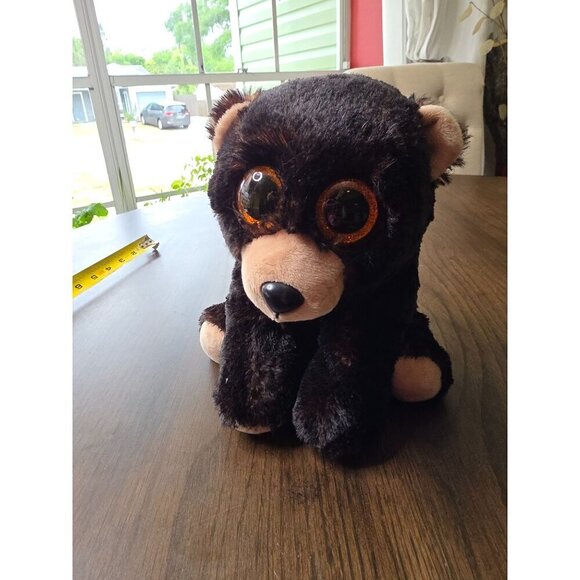 Ty Beanie Buddies Kodi Bear Plush Toy With Big Glittery Eyes 12" Stuffed Animal - Picture 11 of 13